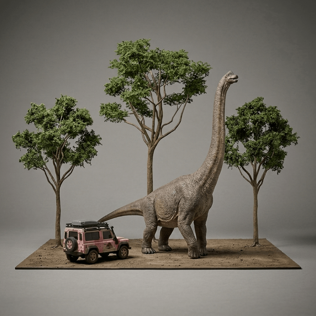 Jurassic Park - Brachiosaurus Scene - 1990