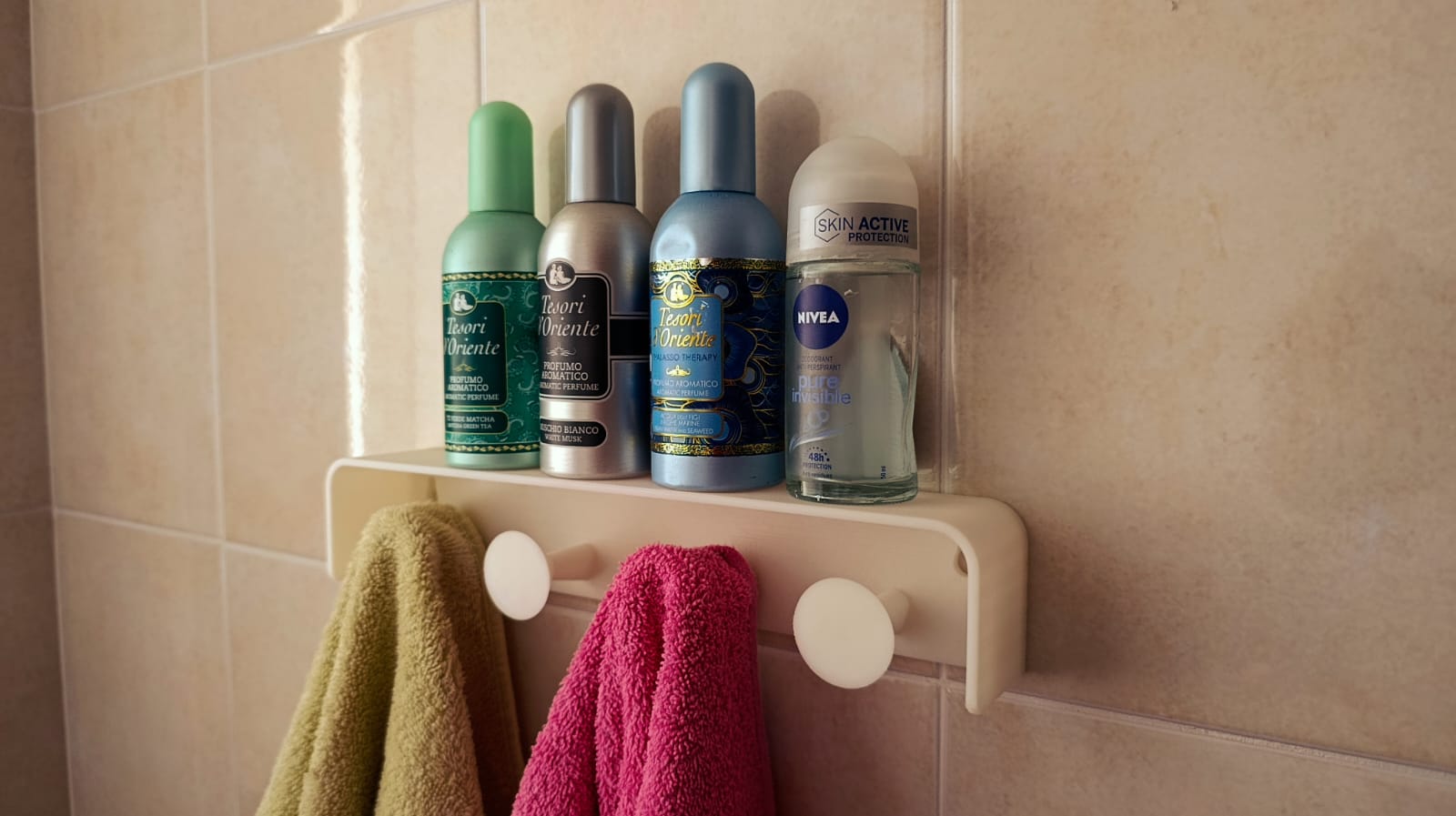 Bathroom towel rack and shelf - Easy printing