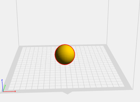 A ball to hit 3D model