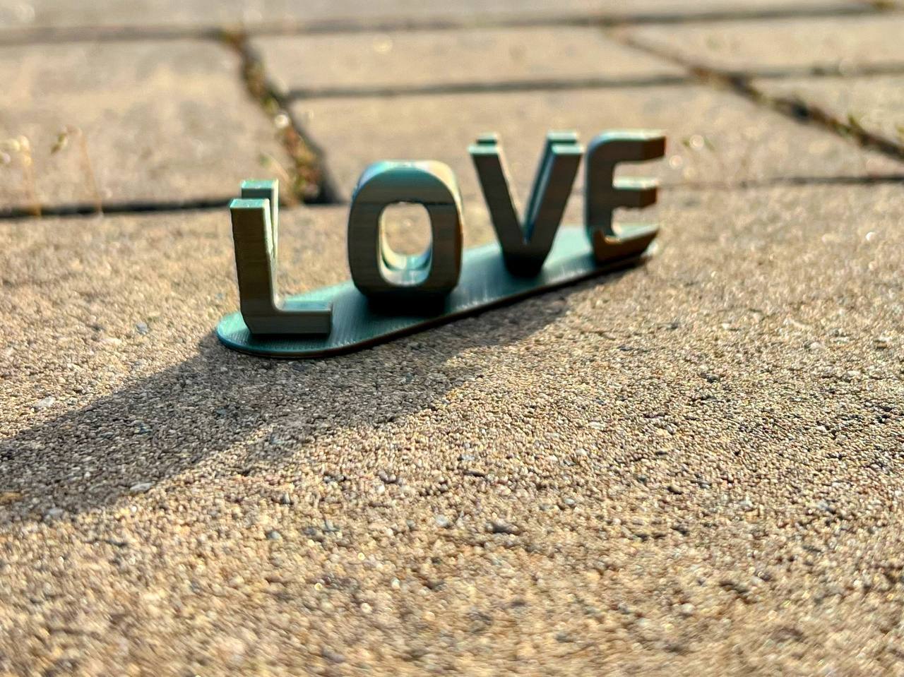 Love You - anamorphic model