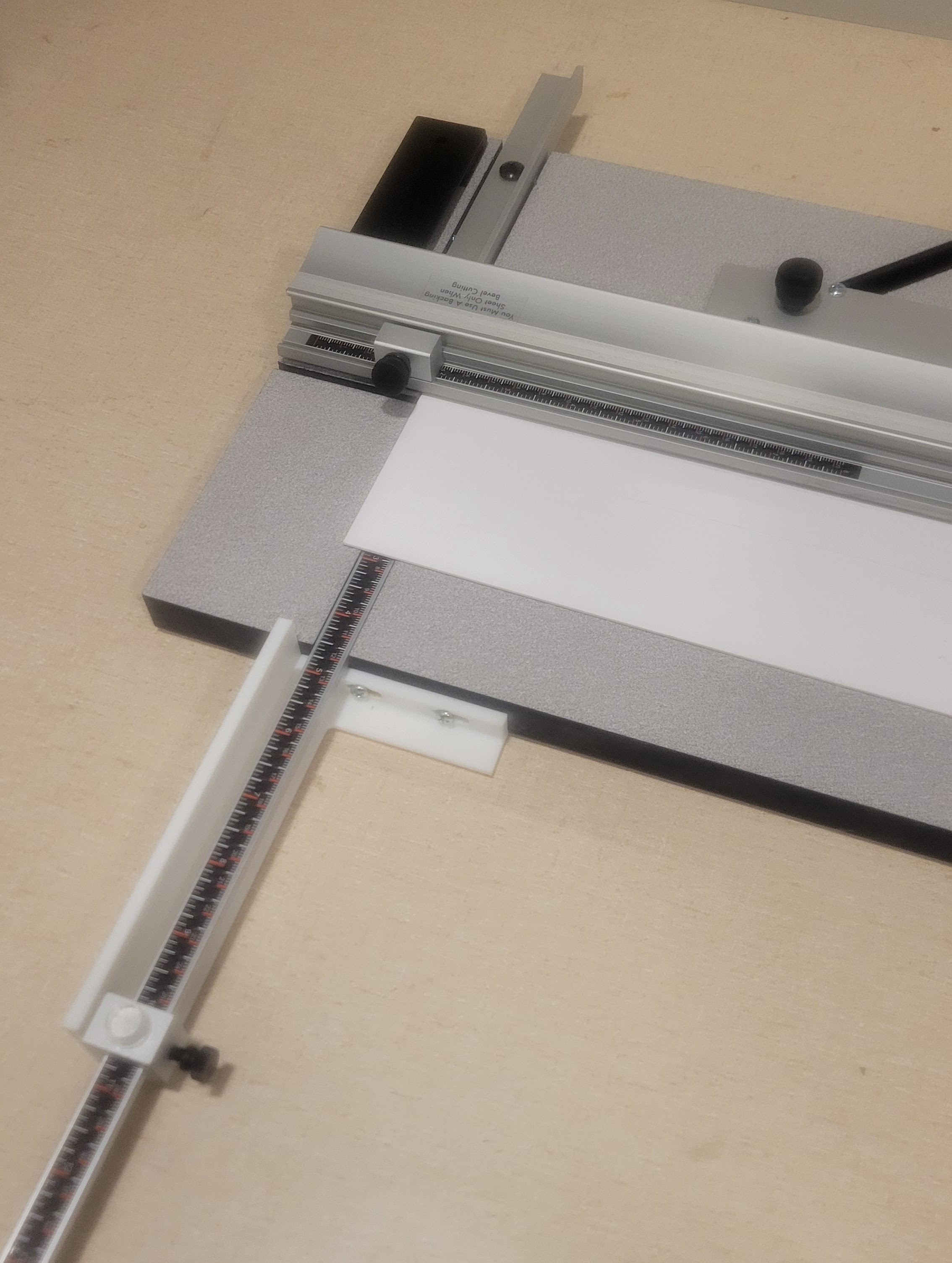 Edge Guide for Logan 450-1 mat cutter (updated)