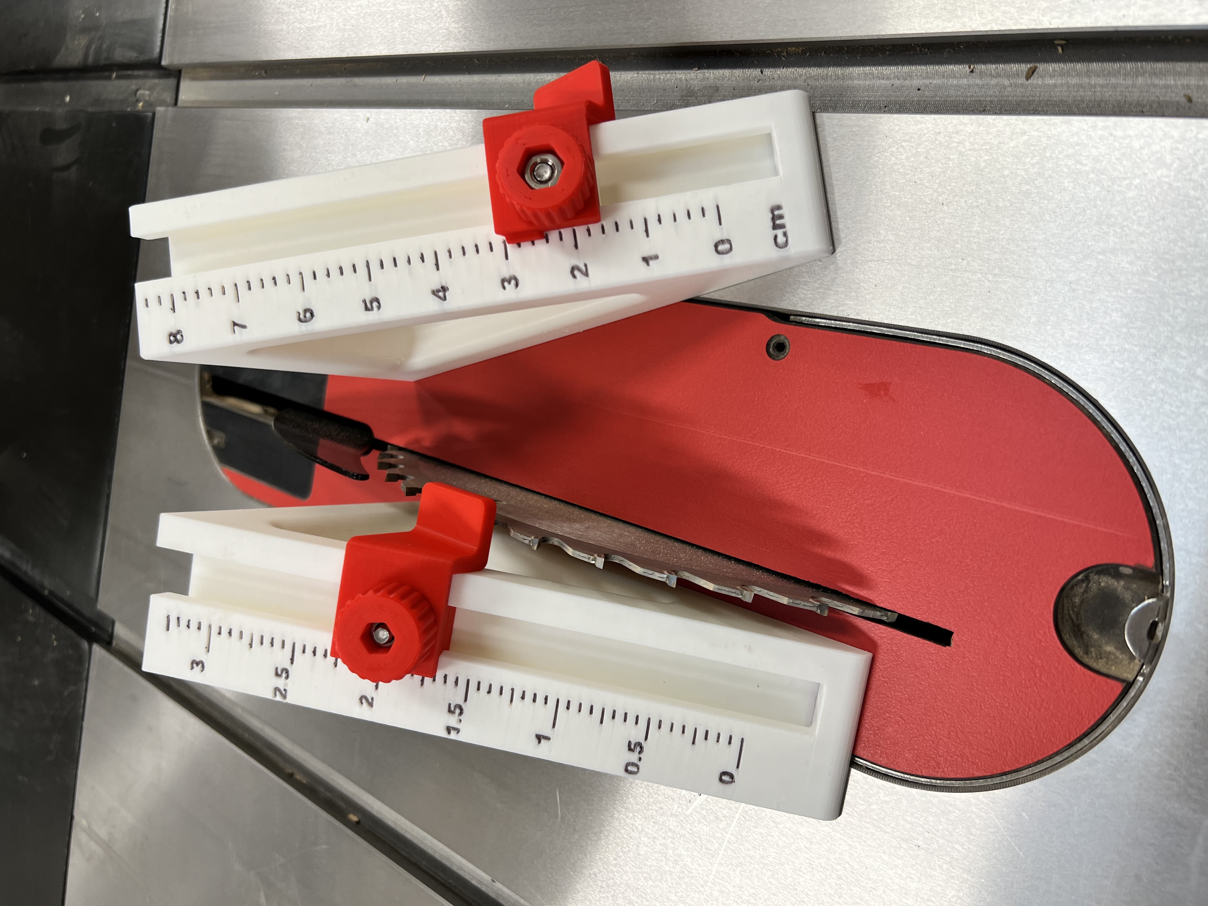 Adjustable Depth Gauge for Table Saw, Drill Press, Router (Imperial & Metric)