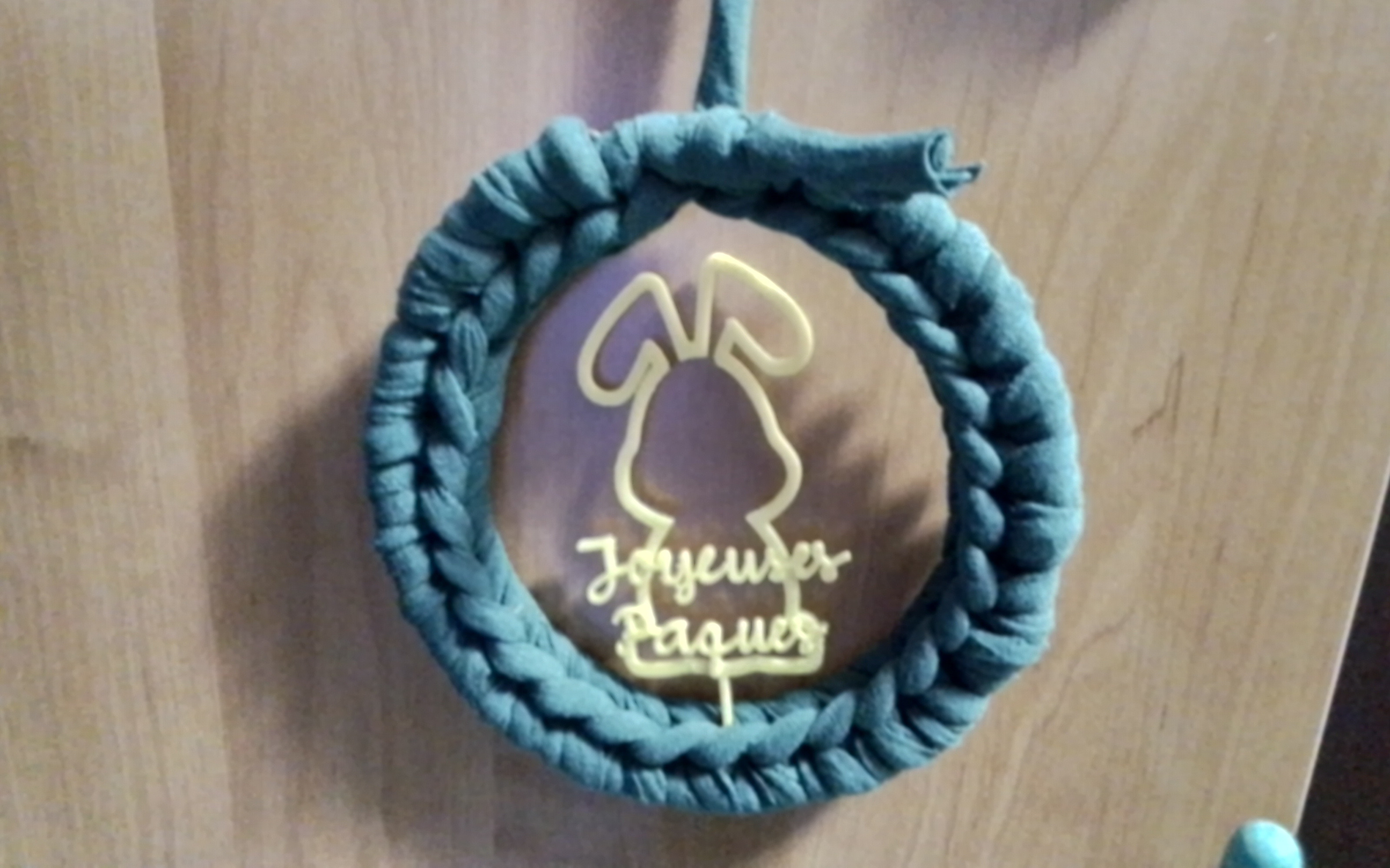 Easter bunny decoration ITA-ENG-FRA