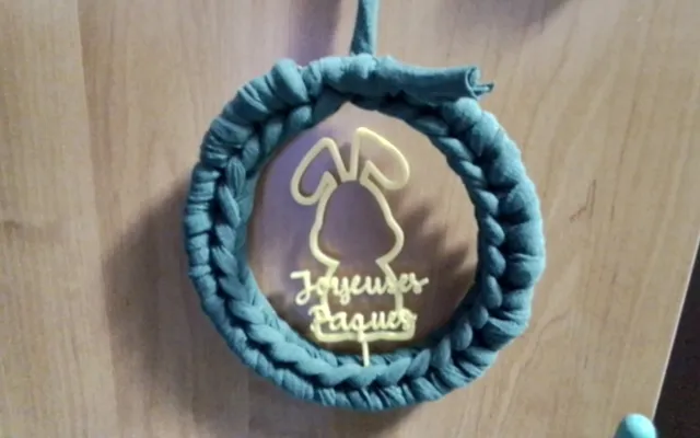 Easter bunny decoration ITA-ENG-FRA
