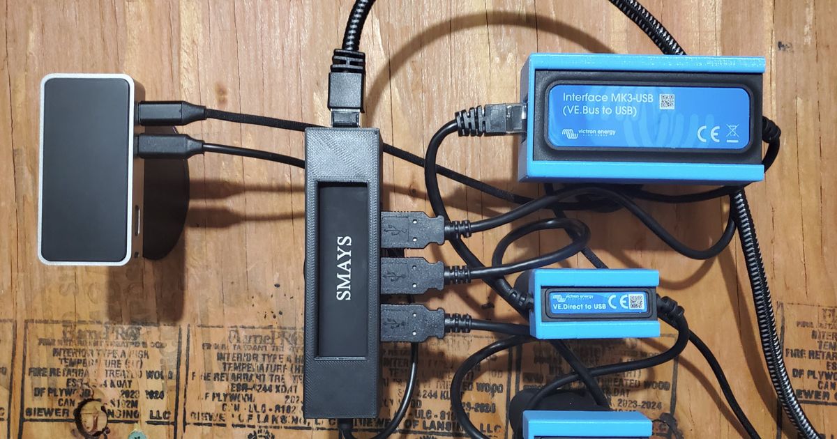 Wall mount for SMAYS Micro USB to Adapter OTG hub Adaptor by