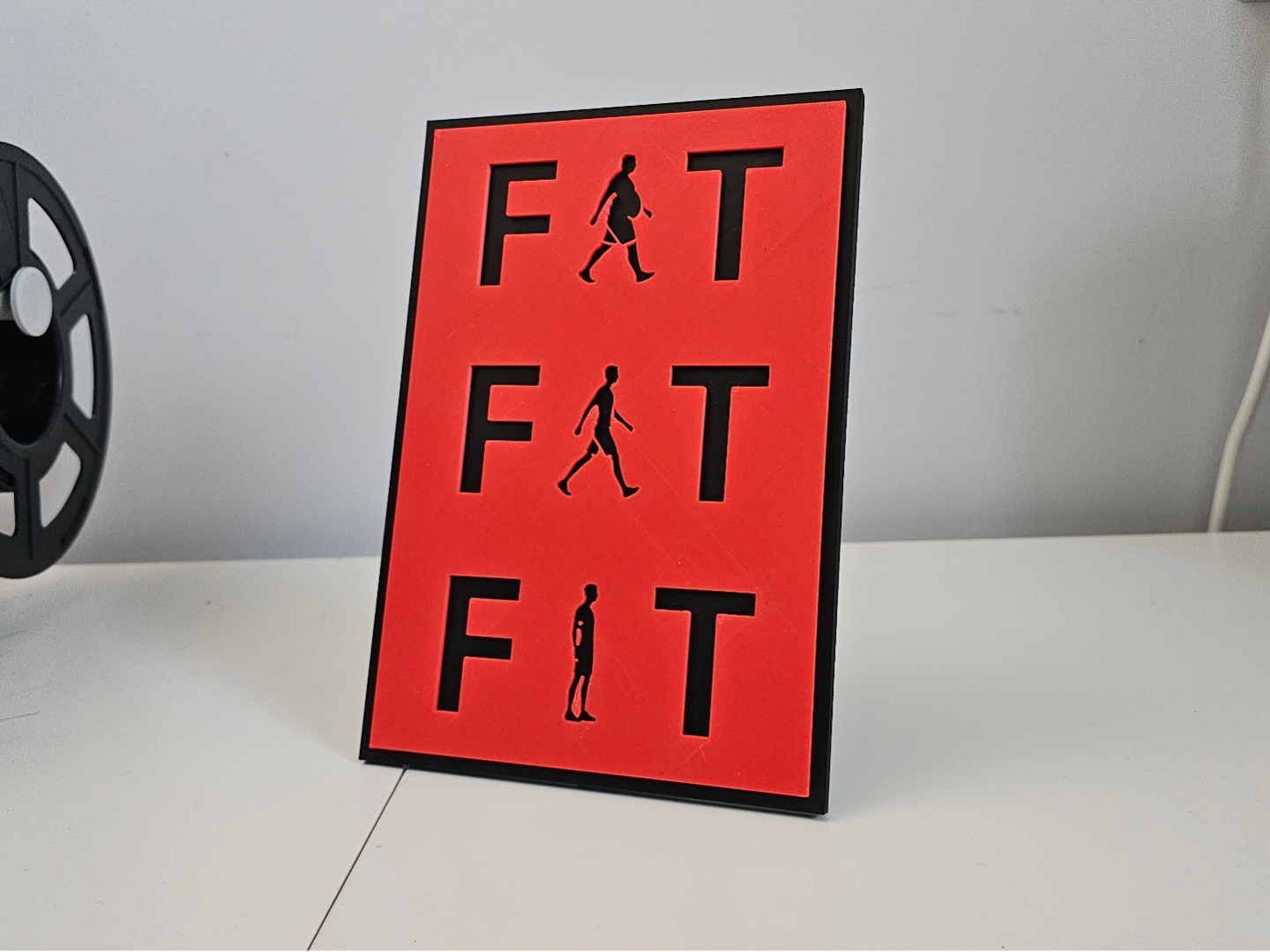 weight loss motivational sign(NO MULTICOLOR SYSTEM NEEDED)