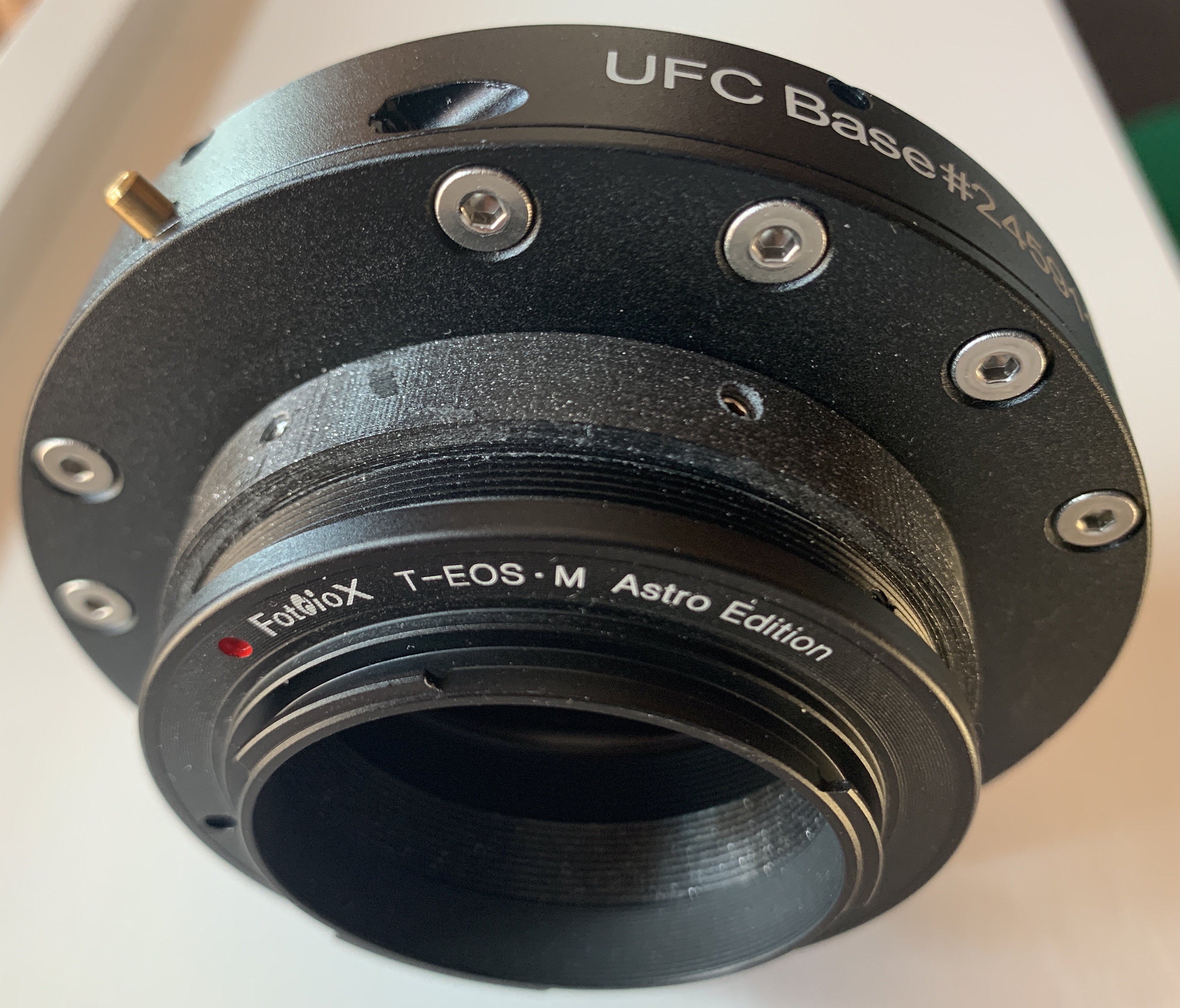 Fotodiox T-EOS M Astro Edition to Baader UFC (Universal Filter Changer) Adapter