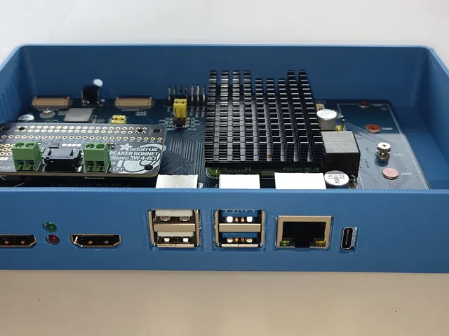 Waveshare CM5 IO Board Case (2‑Part, Fan‑Ready)