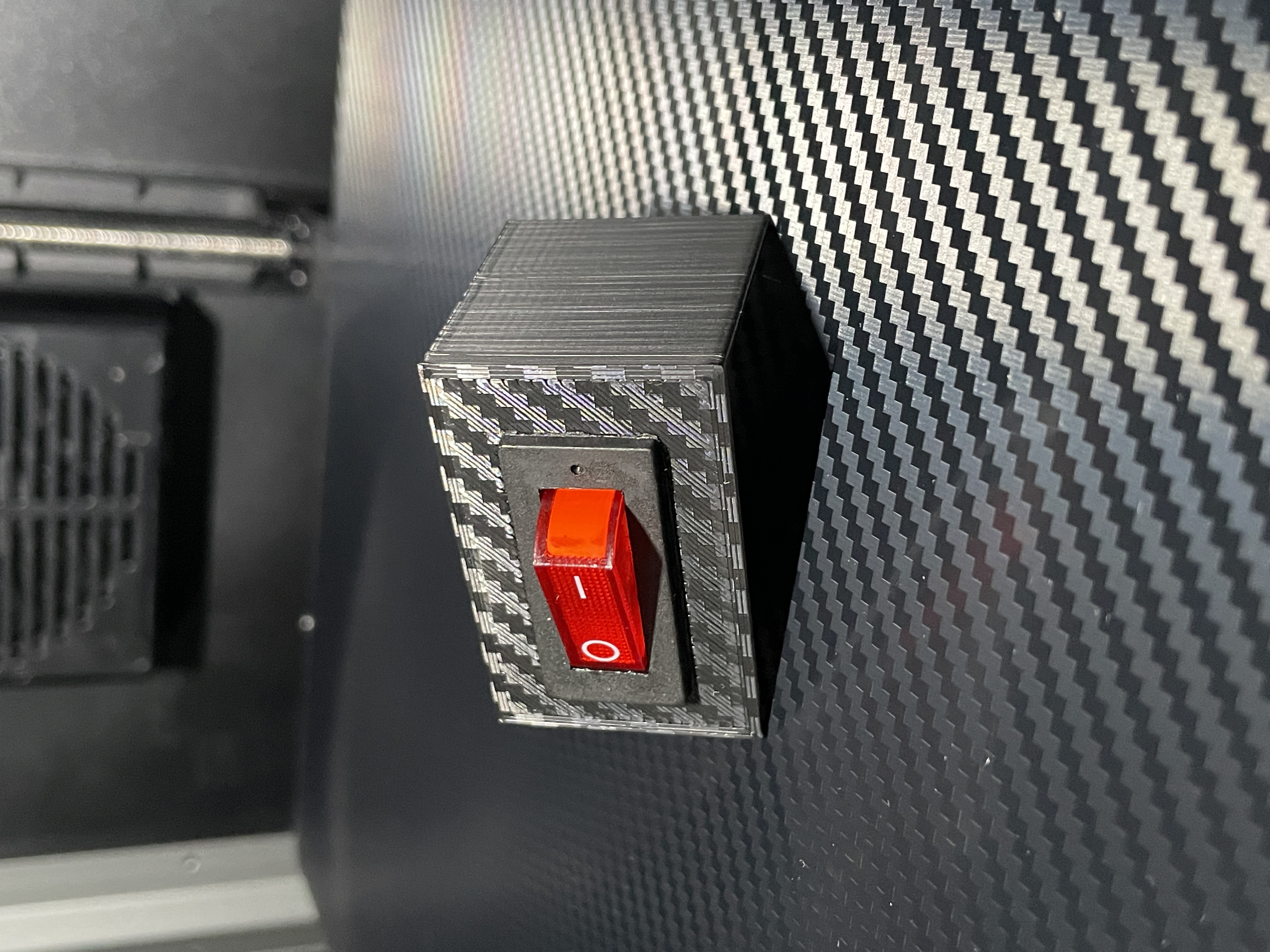 Side Mount Toggle Switch Holder