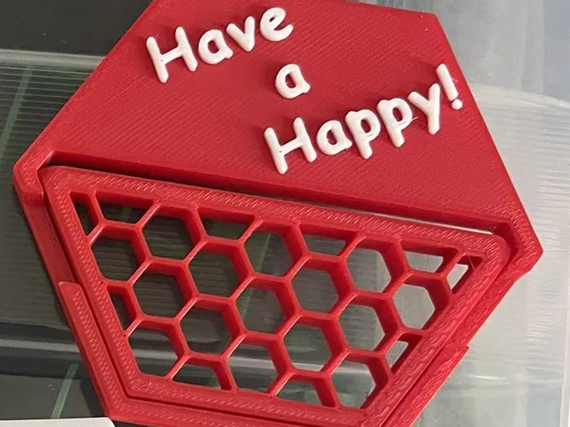 Foldable Honeycomb Phone Stand - Remix