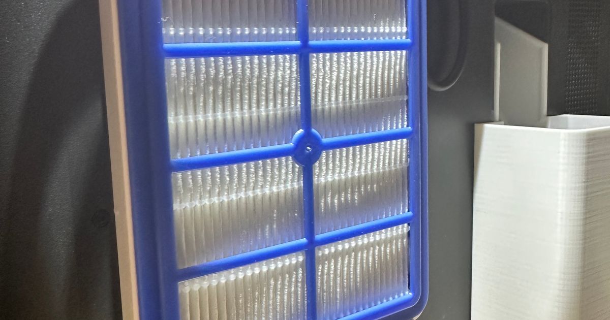 HEPA filter mount für Bambulab with and pins by Tiffi226