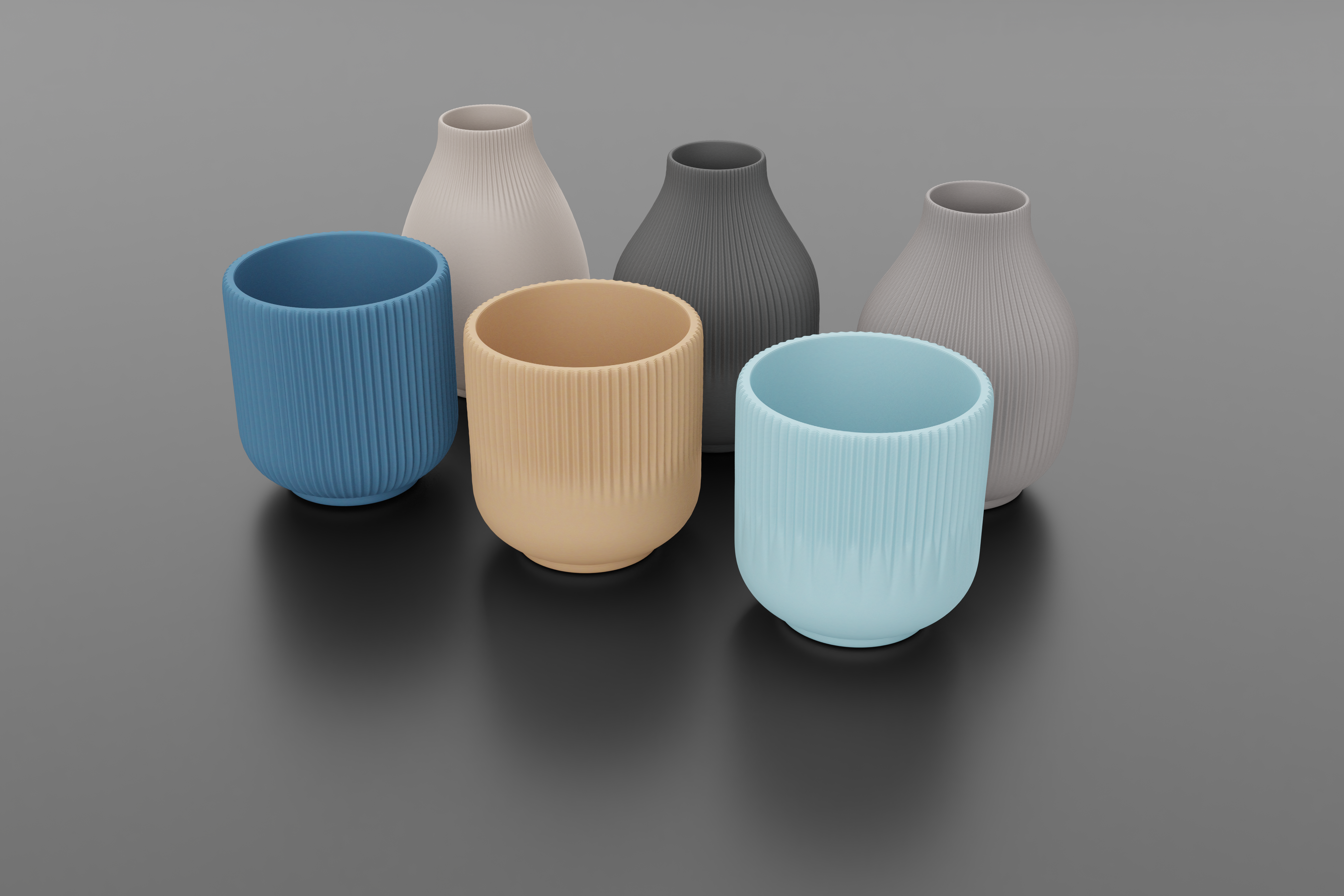 6 Simple Vases