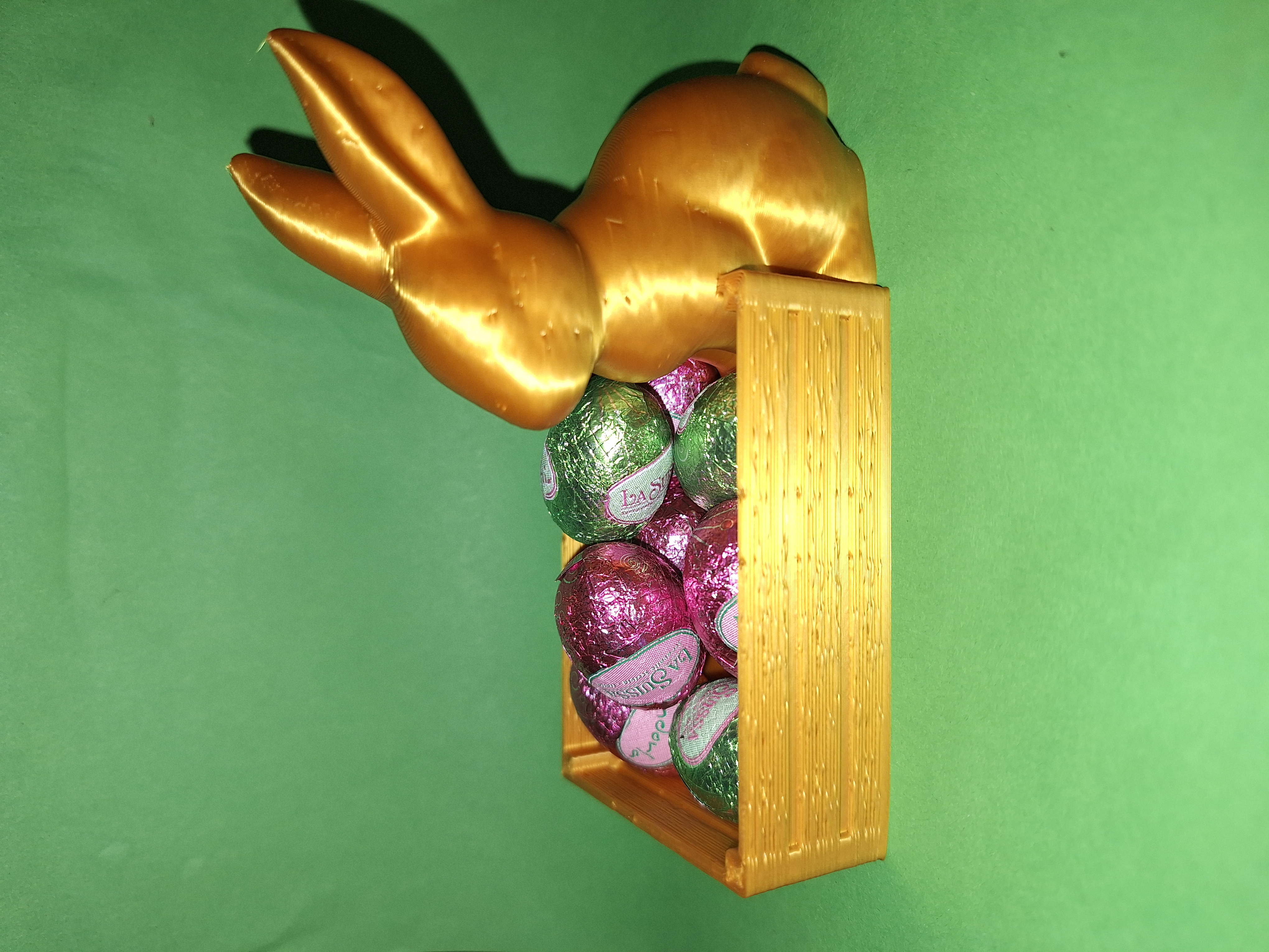 Bunny with chocolate box