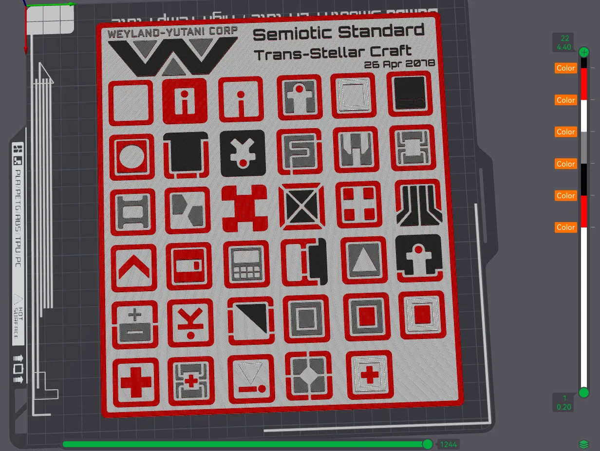 Aliens Standard Semiotic Pictograms And Icons