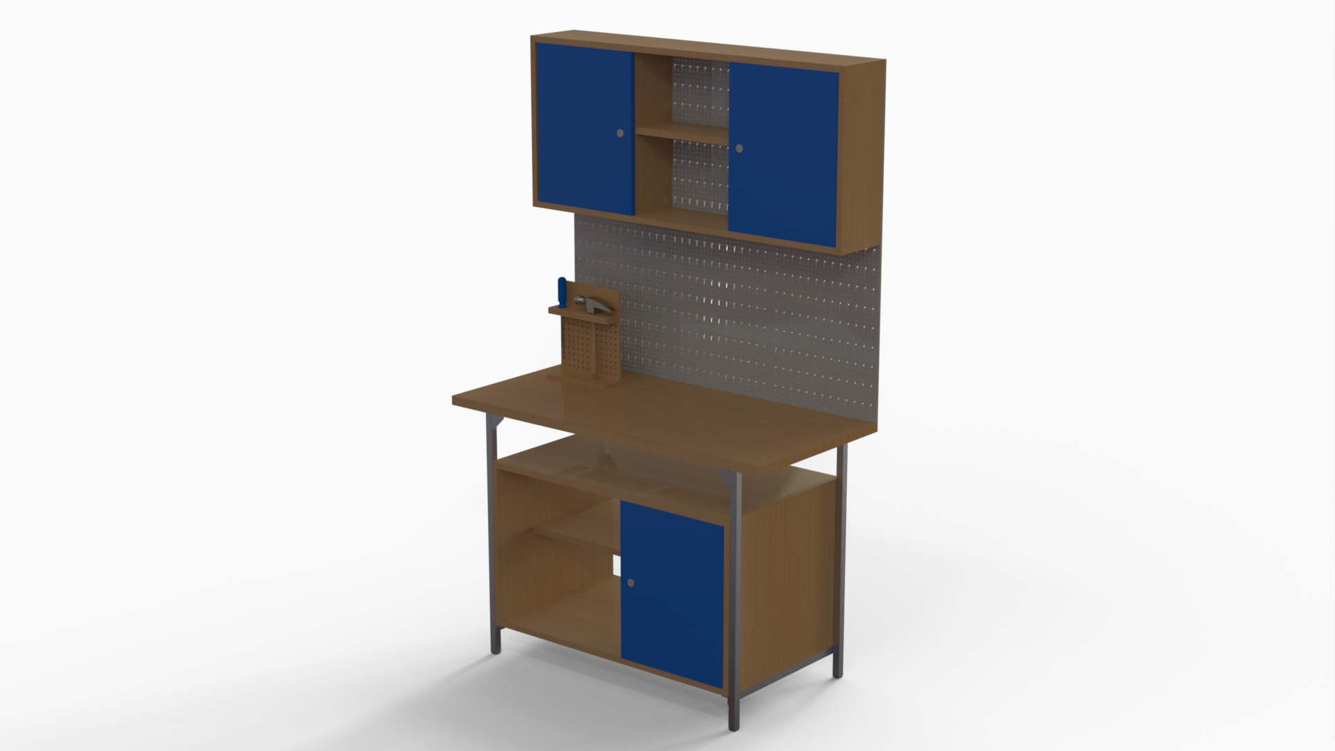 Workshop table with tools — miniatura 2