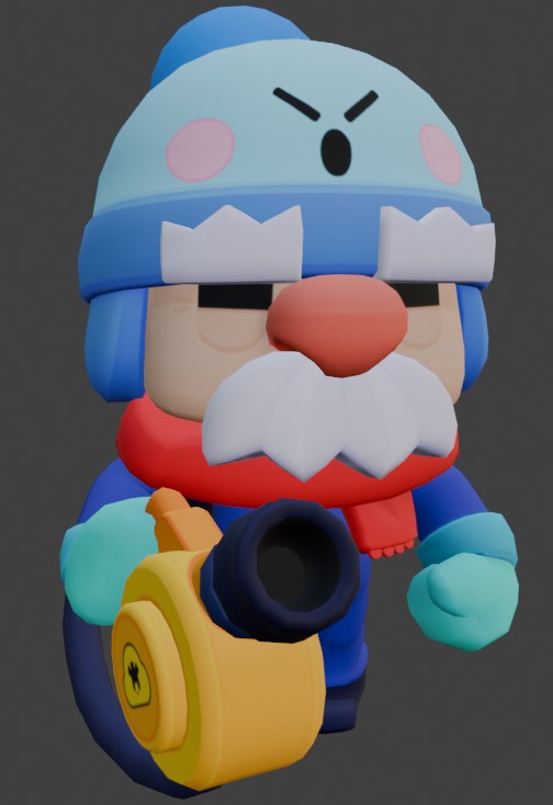 Gale - Brawl Stars by GoatGamez | Download free STL model | Printables.com