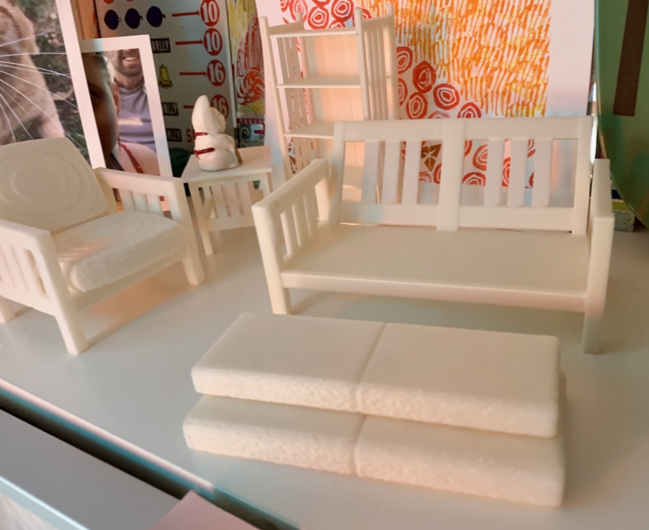 Mission/Craftsman Sofa/Loveseat, 1:12 by litlnemo | Download free STL