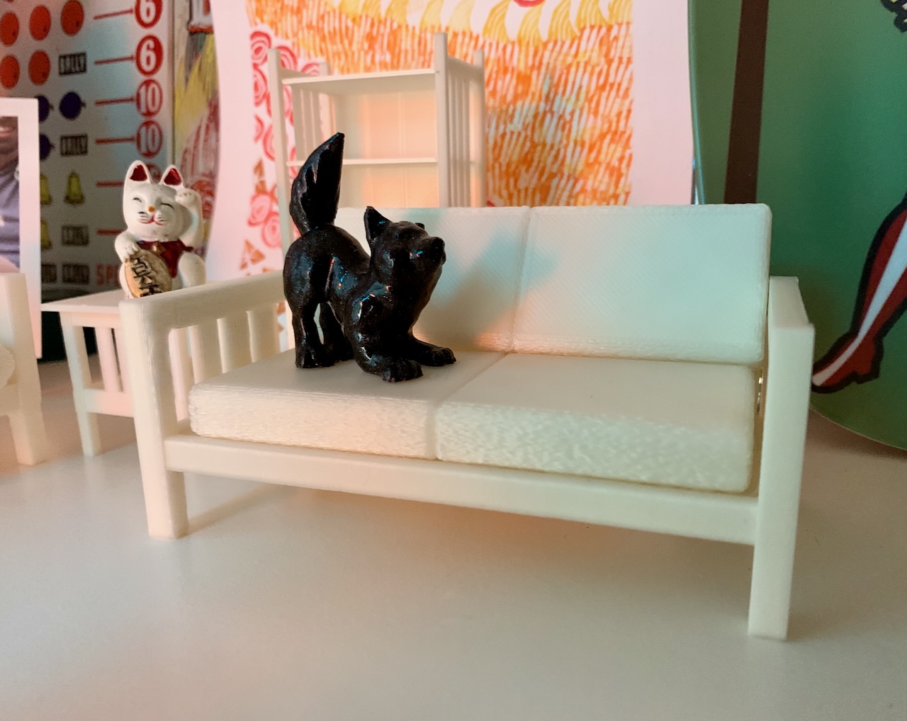 Mission/Craftsman Sofa/Loveseat, 1:12 by litlnemo | Download free STL