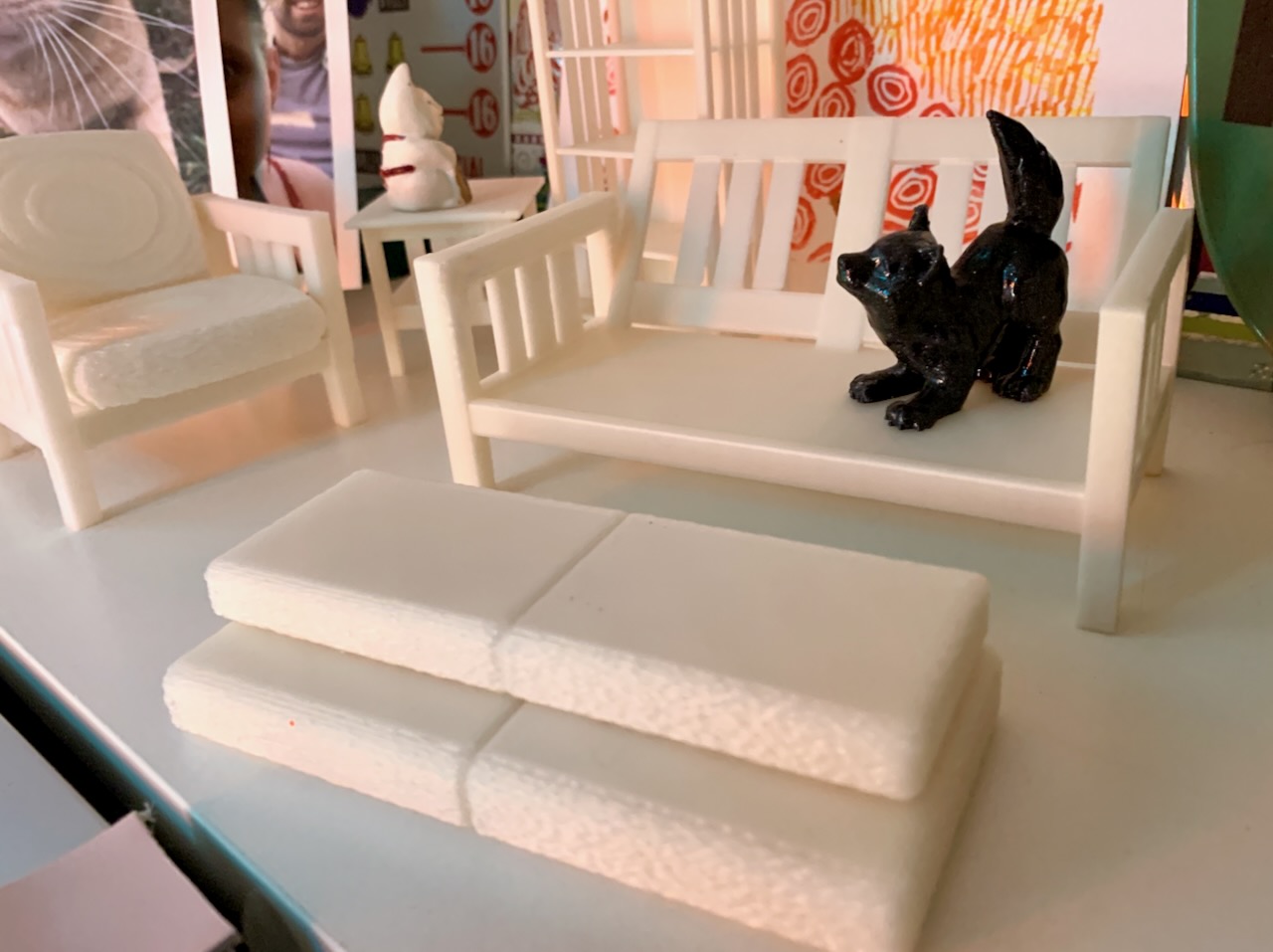 Mission/Craftsman Sofa/Loveseat, 1:12 by litlnemo | Download free STL