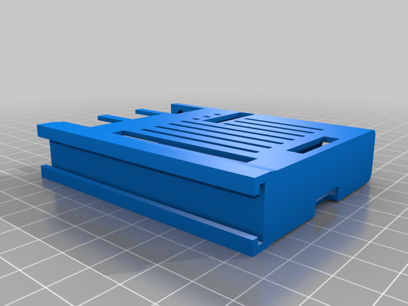 Raspberry pi 3 case extrusion mount thinner roof