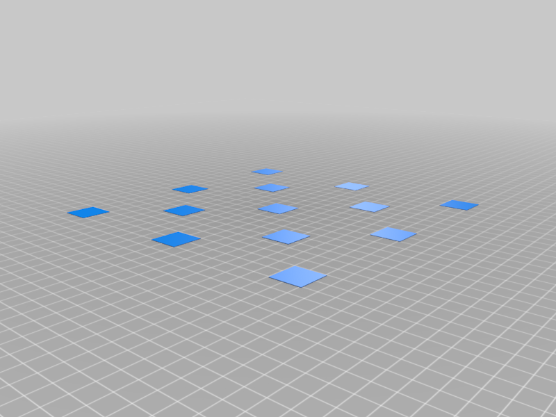 Bed Leveling Squares