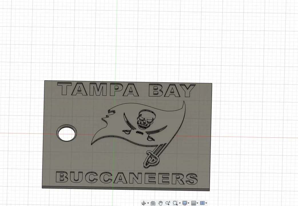 Tampa Bay Buccaneers logo by HIM | Download free STL model | Printables.com