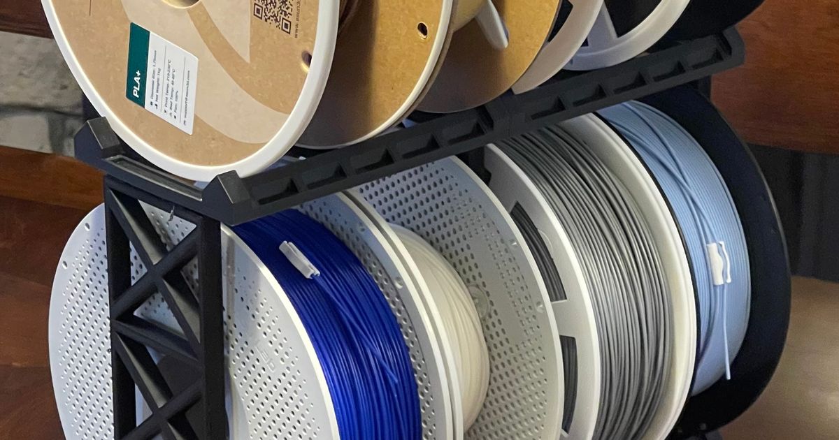 Simple Filament Rack Riser for 2 tiers par Joey Lopez | Téléchargez ...