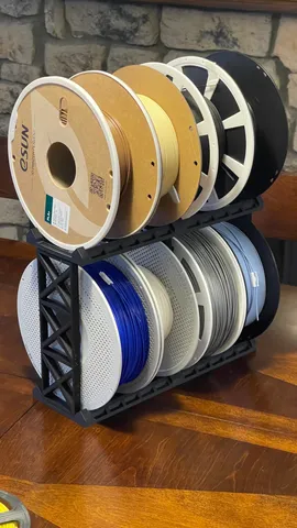 Simple Filament Rack Riser for 2 tiers