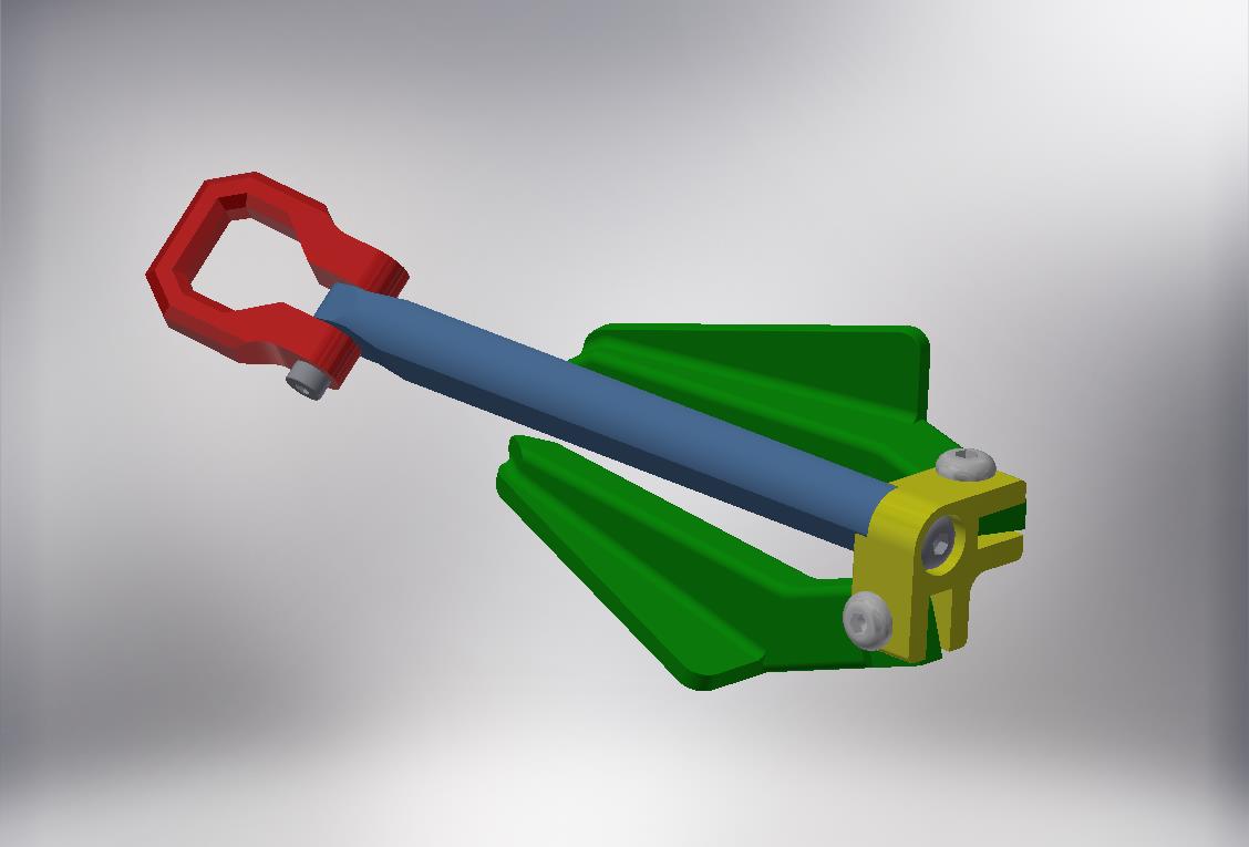 1/8 Scale RC Foldable Land Anchor for Winch — miniatura 2