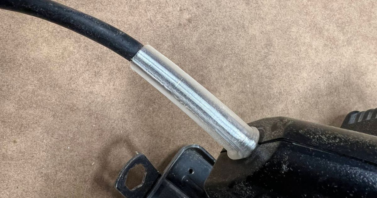 Power Cord Strain Relief by Timinator Download free STL model