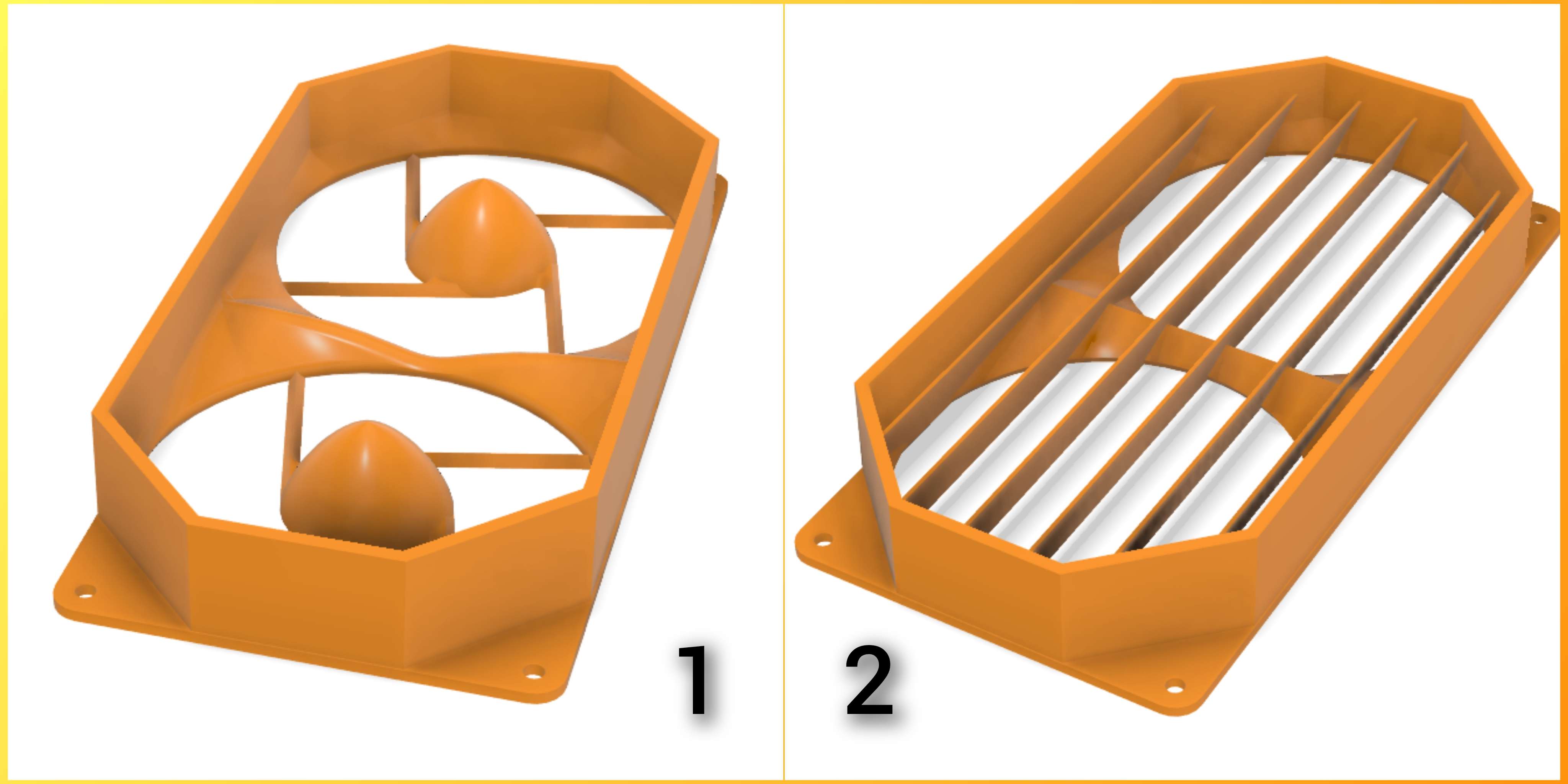 Dual 120mm Fan Inlet