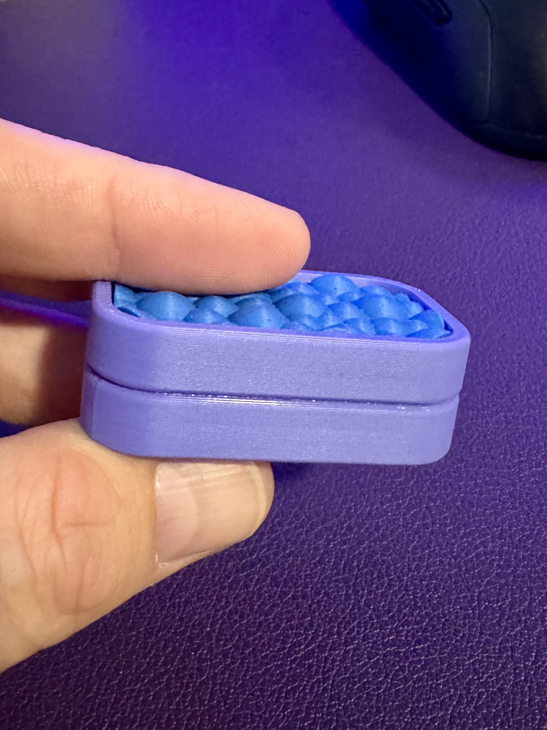 Magnetic Haptic Slider Fidget - double stacked magnet base remix