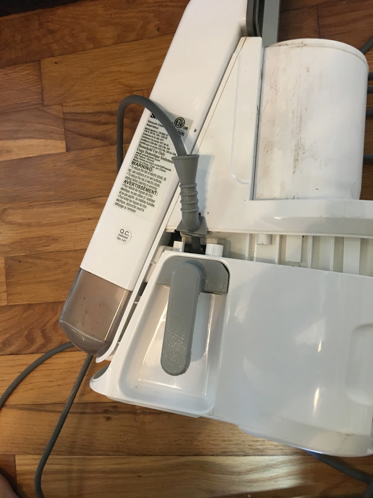 Lower cord winder hook for Shark Rotator vacuum