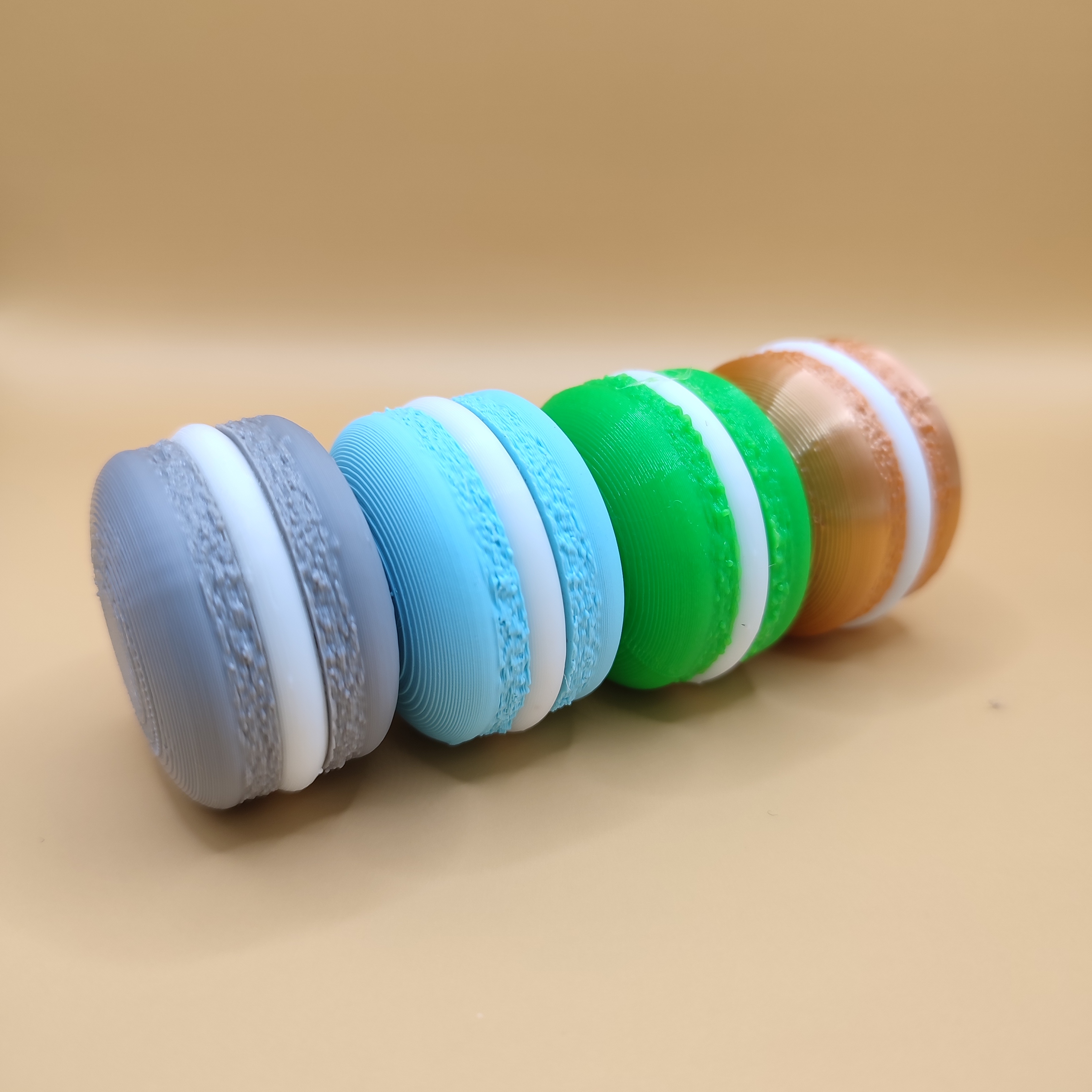 Miniatura 2 do modelo 3D Macaron keychain