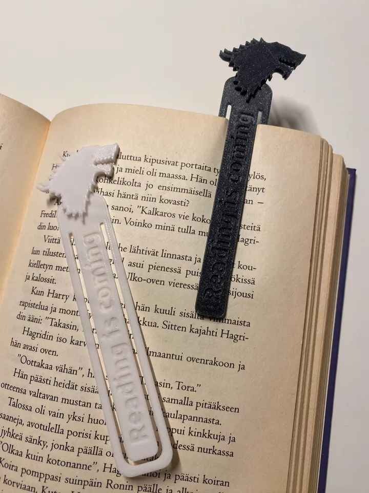 Game of Thrones - Bookmark by InFlames3D | Download free STL model ...