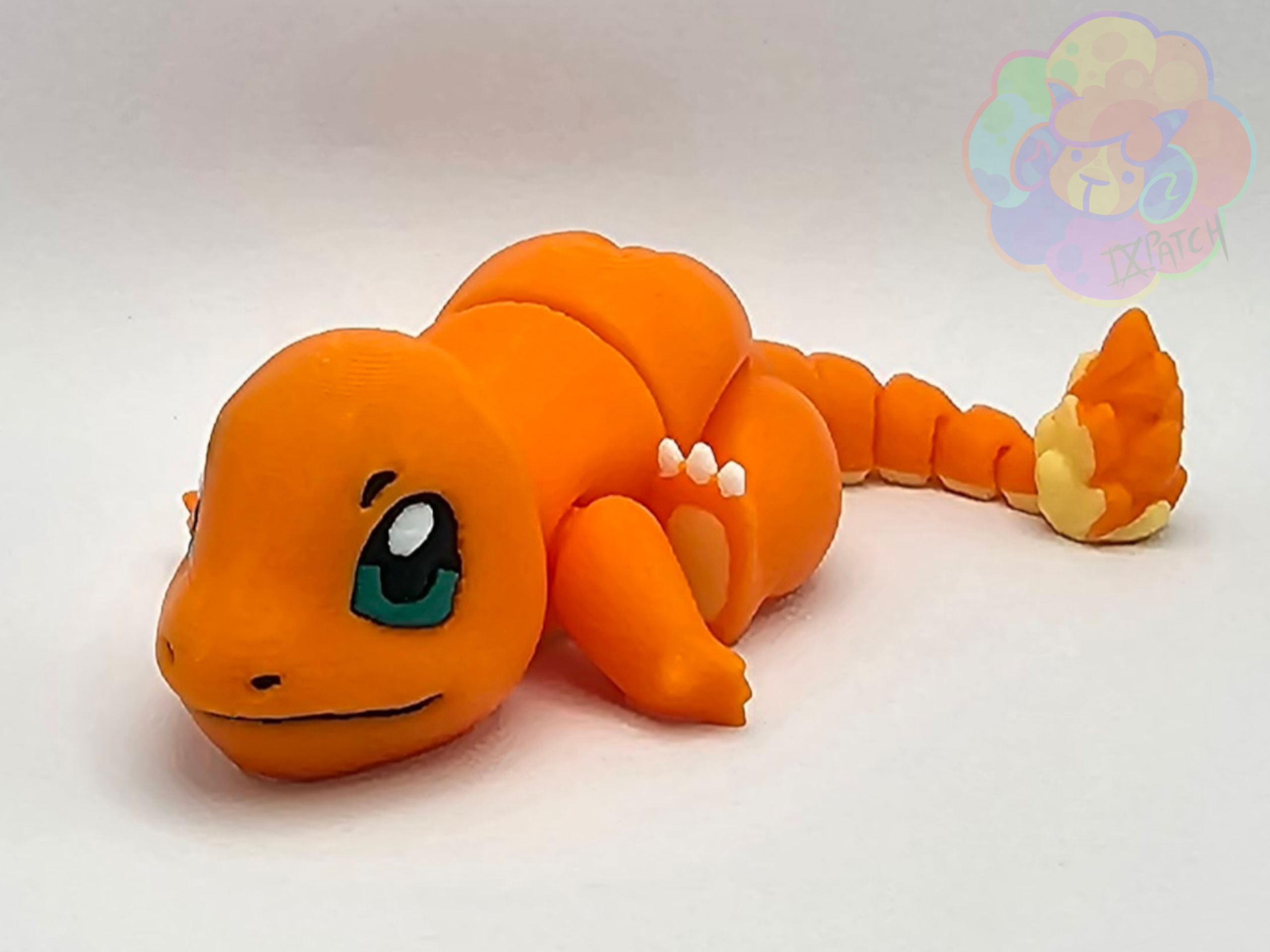 Make of Charmander - Flexi Articulated Pokémon (print in place, no ...