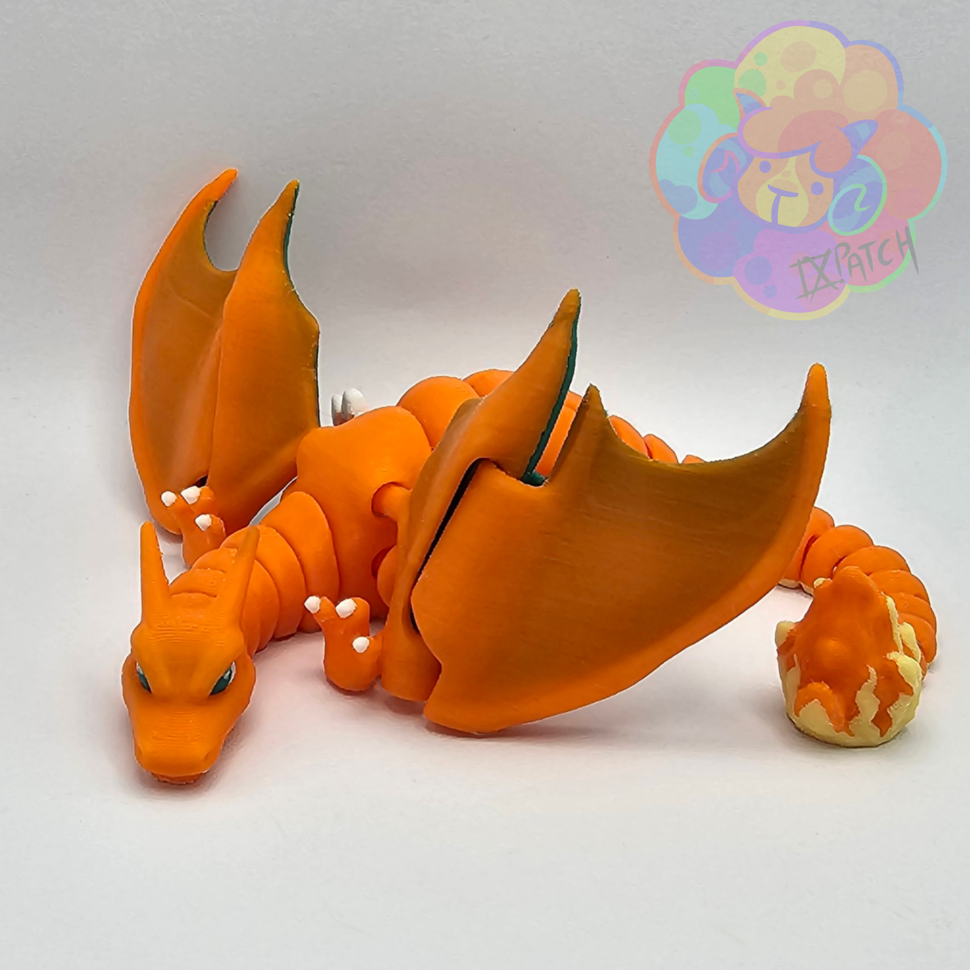 Charizard Flexi Articulated Pok mon print In Place No Supports By