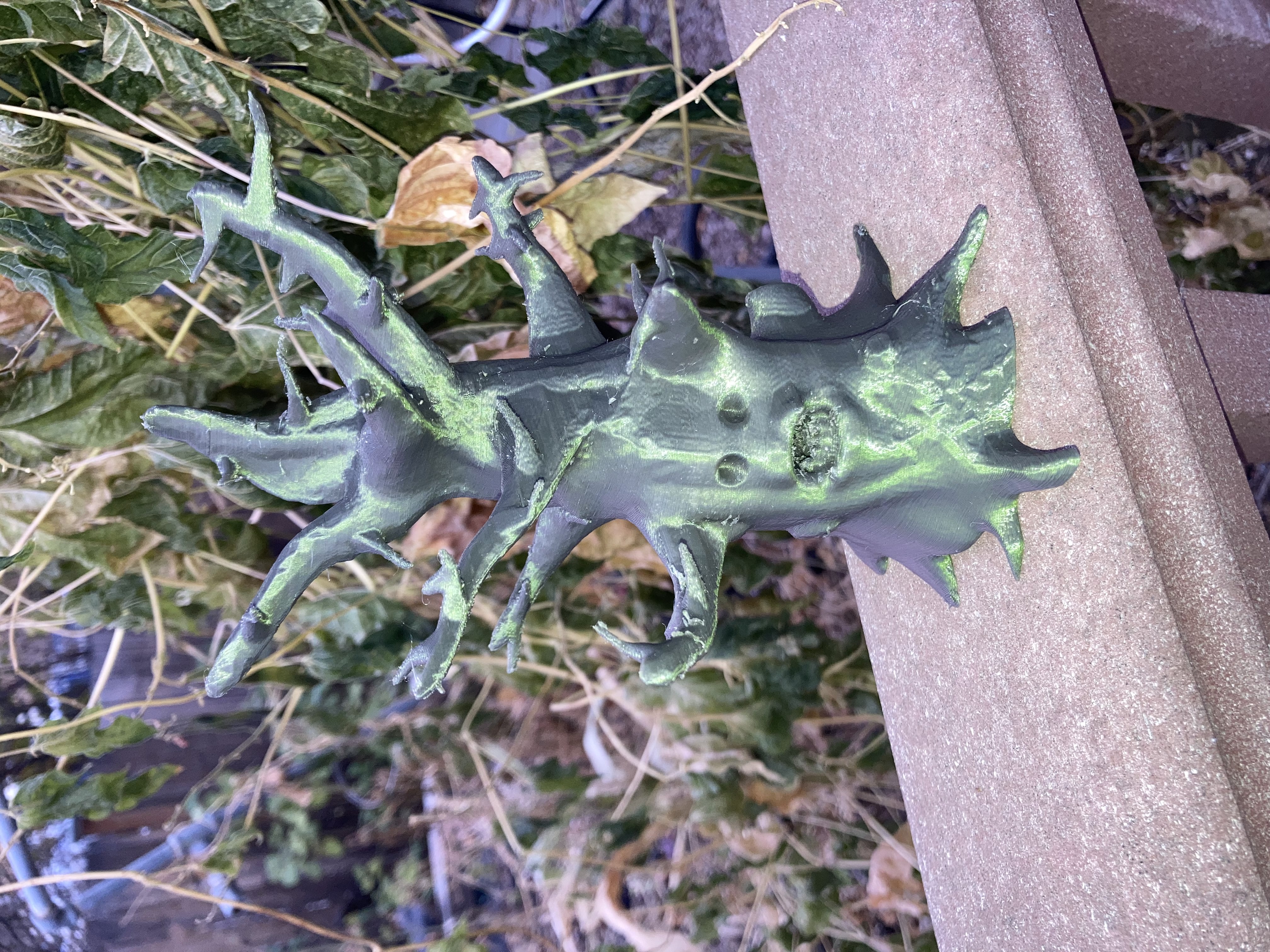 Angry halloween tree