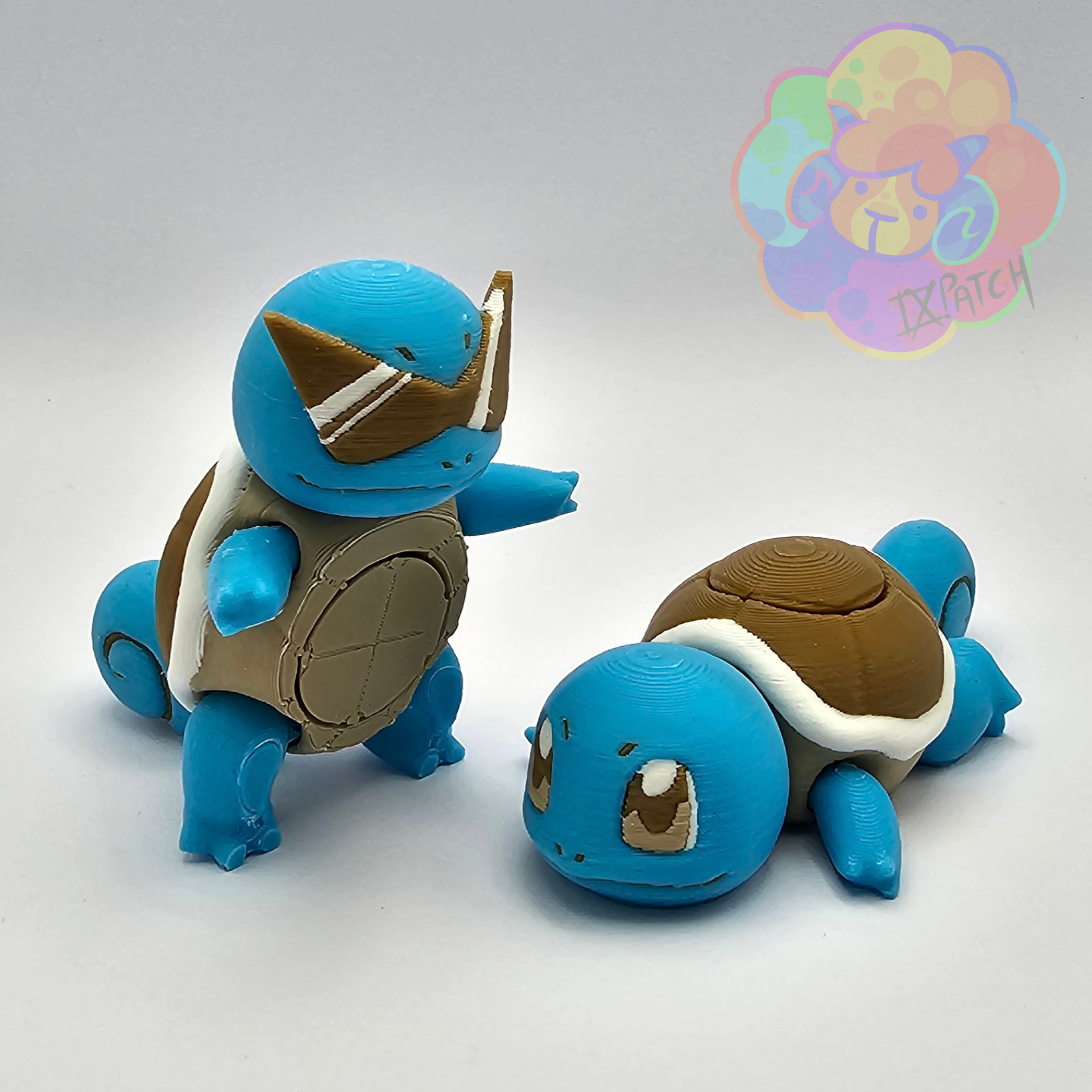 Squirtle - Flexi Articulated Pokémon (print in place, no supports) by ...