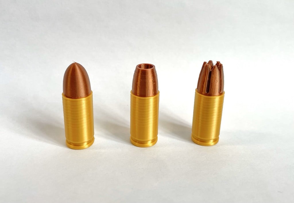 Replica 9mm Parabellum Bullets (Screw Together) by OwenTF 