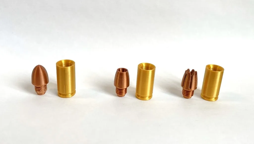Replica 9mm Parabellum Bullets (Screw Together) by OwenTF