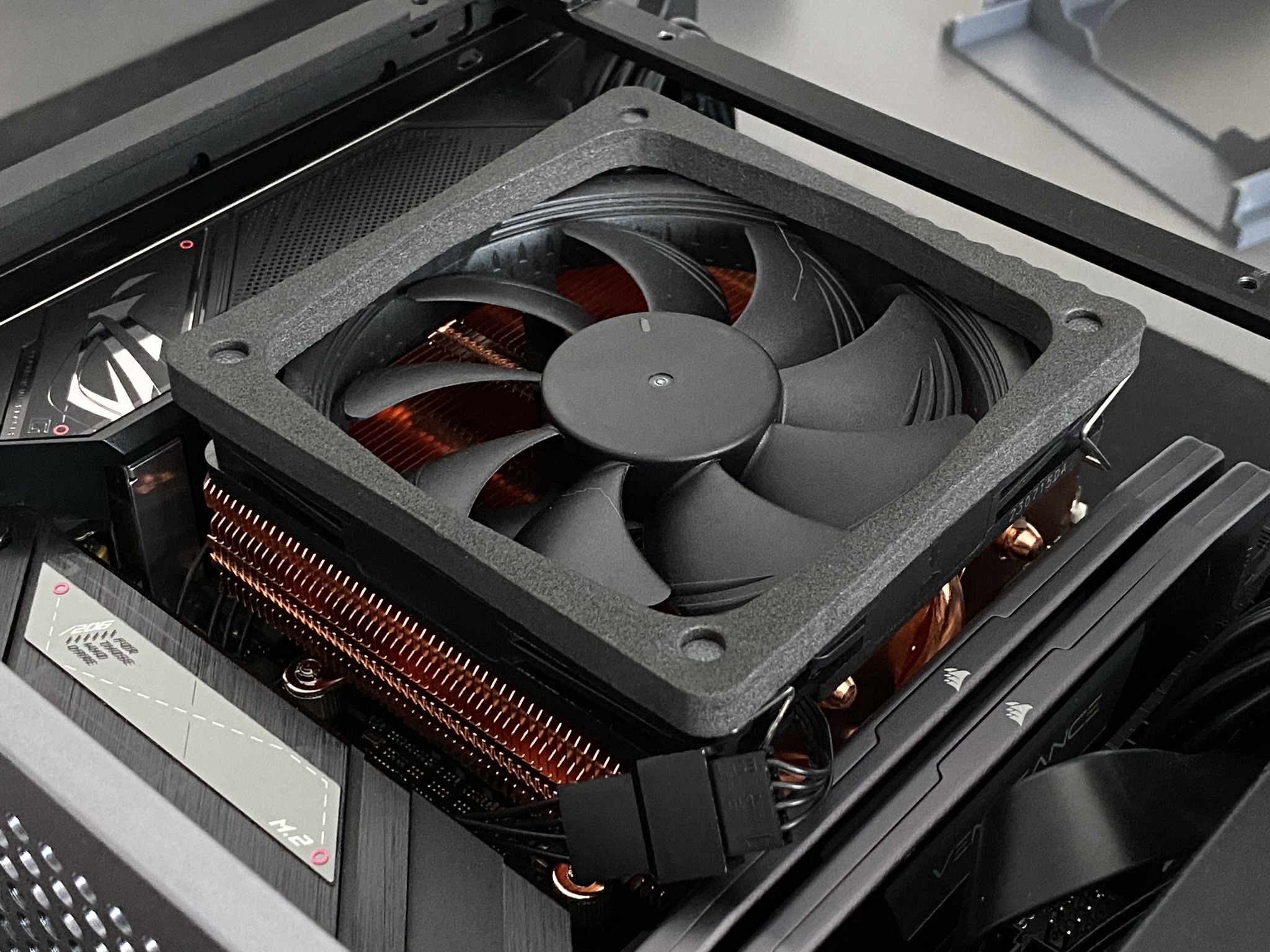 Duct Peg for AXP-90 x47 + Noctua NA-FD1 by eiga | Download free STL ...