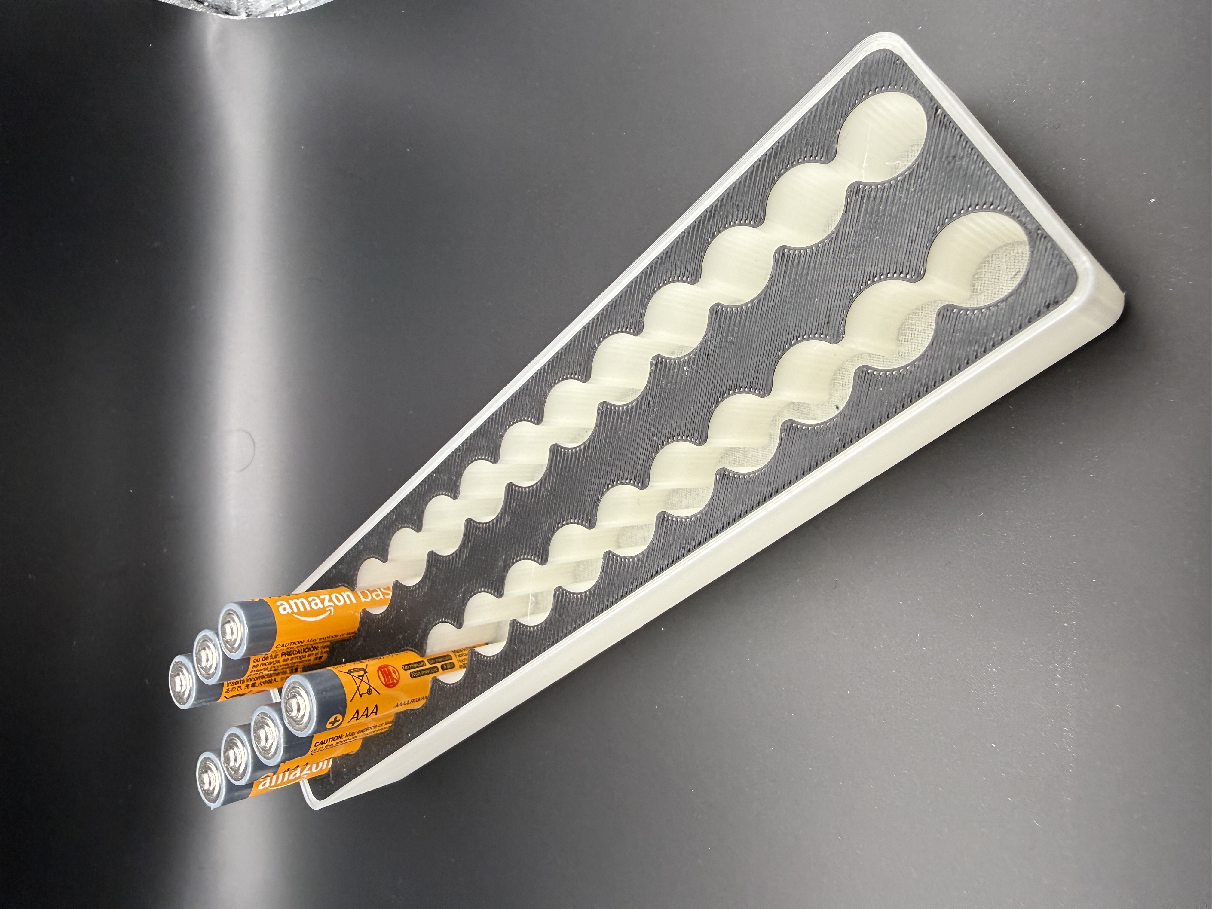 Gridfinity Bin 1x4 – AAA Battery Holder
