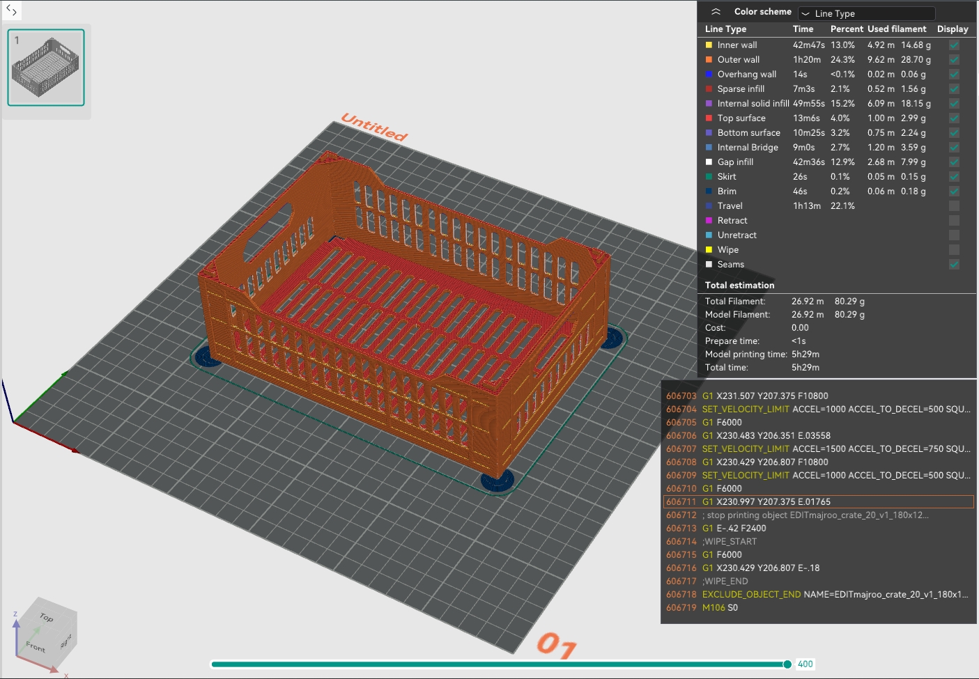 Miniatura 3 do modelo 3D Stackable Crate Plus (less material) | REMIX