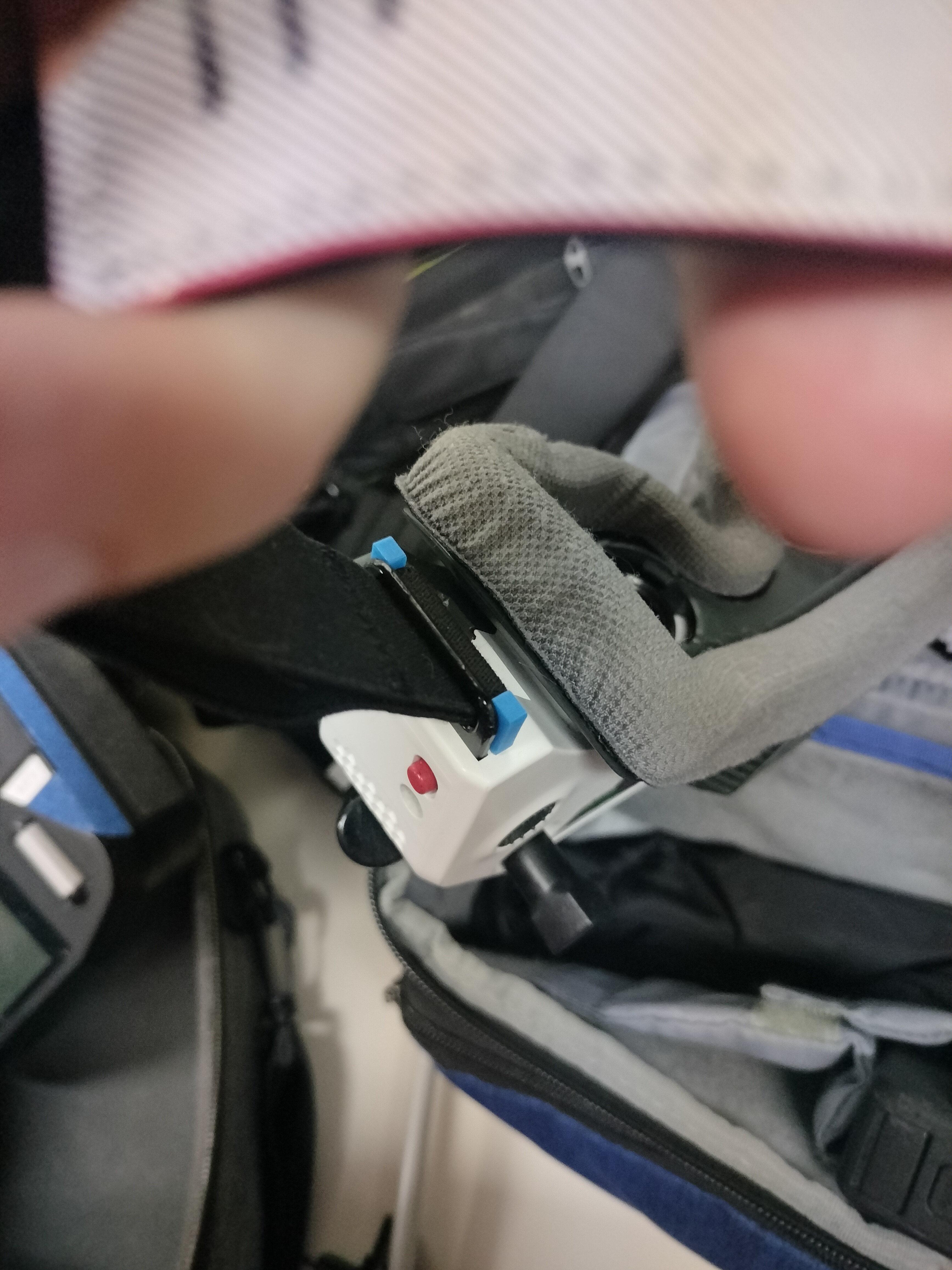 HDZero goggle adapter for Fatshark style straps