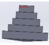 a triangular altar