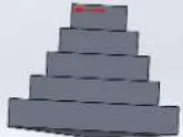 a triangular altar