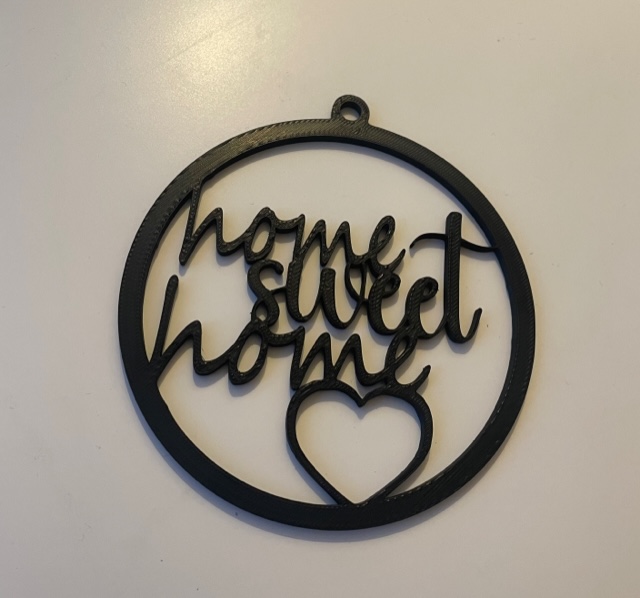 home sweet home sign by LowinenPien | Download free STL model ...