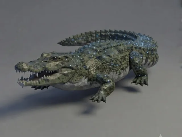 Low Poly Alligator