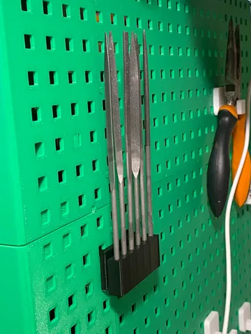 P1P Pegboard File Holder